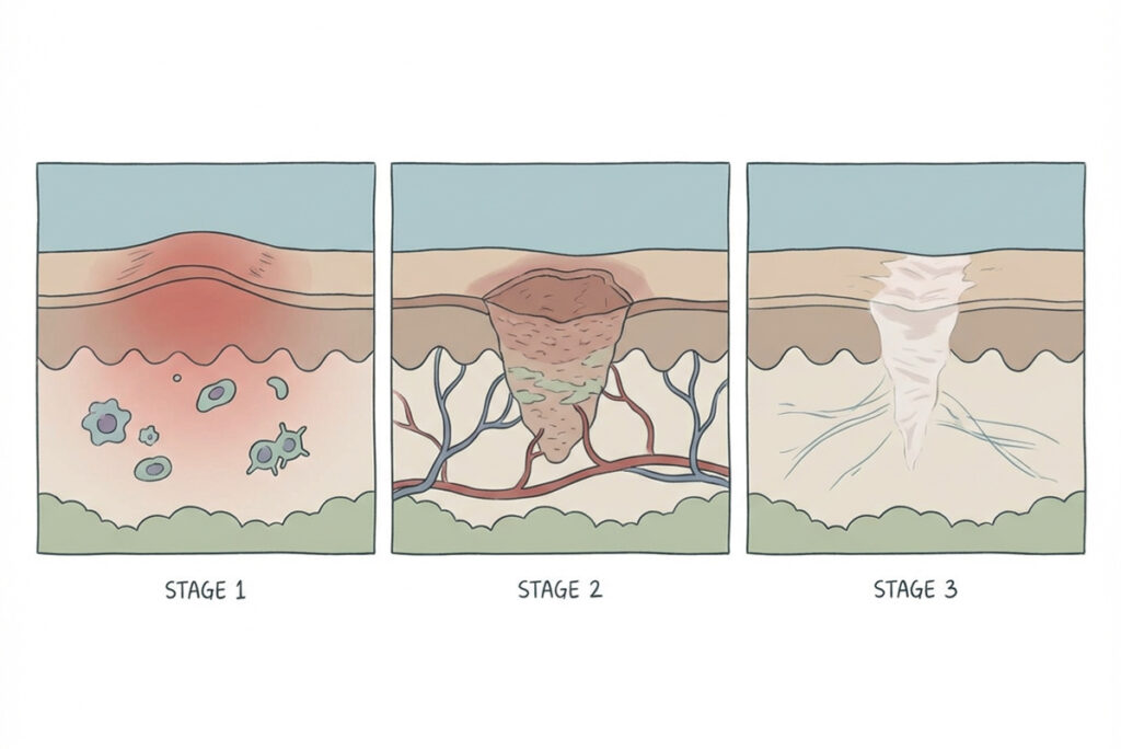1-1. 埋没法とは違う!二重切開が完成までに「最低6ヶ月」かかる医学的理由